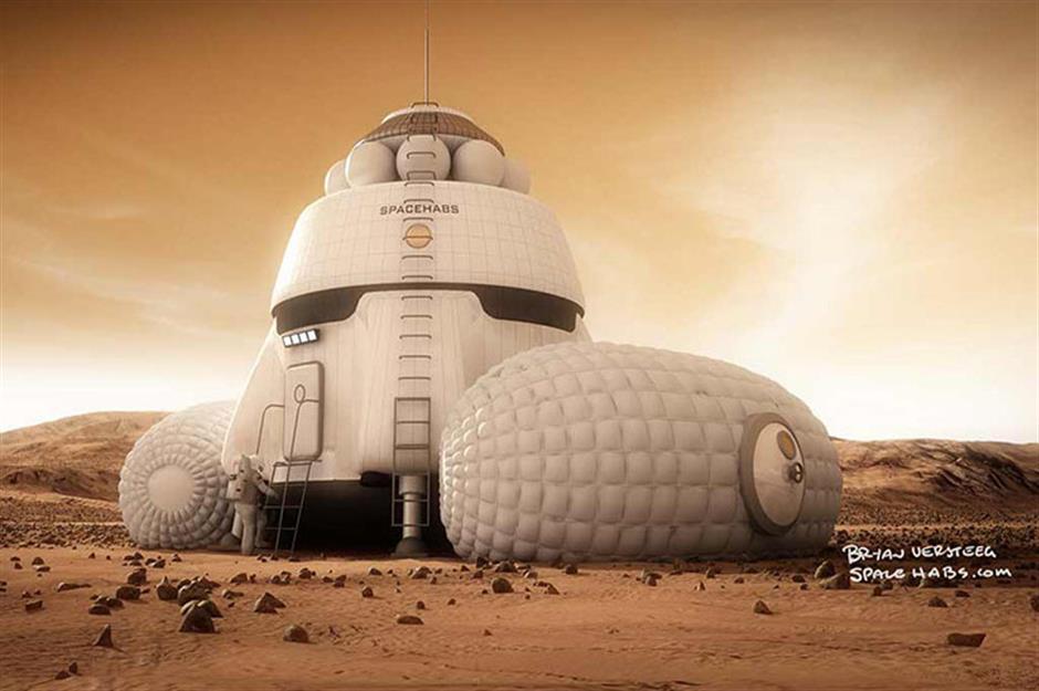 House On Planet Mars